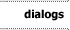 dialogs